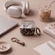 8. Tech-Protect Lamano case for AirPods 4 / 5 - black and brown