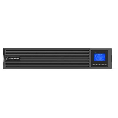 3. POWER WALKER UPS ON-LINE RACK 19" VFI 2000 ICR IOT PF1 1/1 PHASE, 2000VA, 8X IEC C13, USB/RS232, LCD