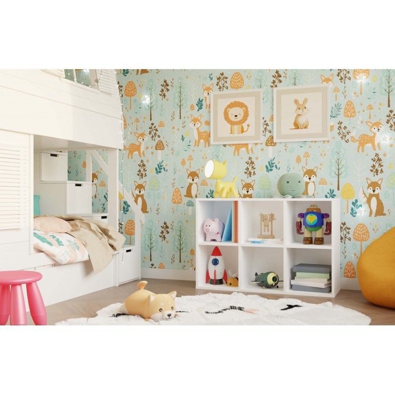 9. MALAX MINI SHELVING 2X3 WHITE