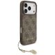 3. Guess 4G Charms Collection MagSafe case for iPhone 17 Pro - brown