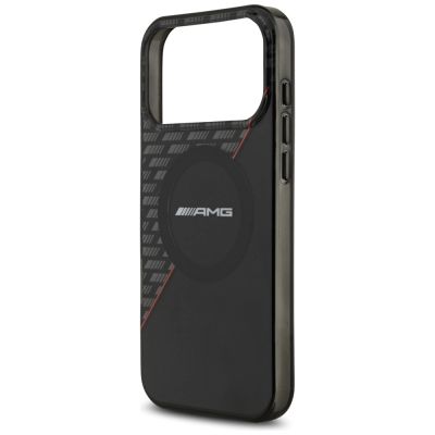 6. Mercedes AMG IML Double Layer Rhombs MagSafe Case for iPhone 18 Pro Max / 17 Pro Max - Black and Red