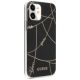4. Guess GUHCP12SPCUCHBK iPhone 12 mini 5.4" black/black hardcase Gold Chain Collection