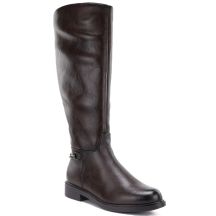 Women's leather ankle boots, chocolate Potocki JE19500