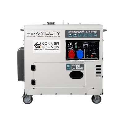Diesel generator KS 9200HDES-1/3 ATSR 230/400V, electric start (EURO V)