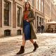 17. Women's leather ankle boots, insulated, brown cowboy boots, Big Star SS274473