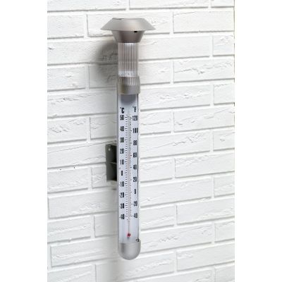 15. SOLAR THERMOMETER WITH LED LIGHTING, HEIGHT 97 CM GRUNDIG