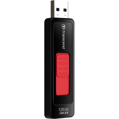 Transcend JetFlash elite JetFlash 760, 128GB USB Flash Drive USB Type-A 3.2 Gen 1 (3.1 Gen 1) Black, Red