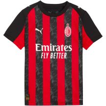Puma AC Milan Home Jersey Replica Kids T-Shirt Black and Red 779965 01