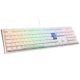 11. Ducky One 3 Classic Pure White Gaming Keyboard USB German White