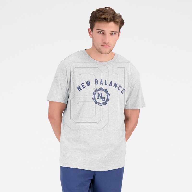 10. New Balance Sport Seasonal Graphic Cot AG M MT31904AG T-shirt