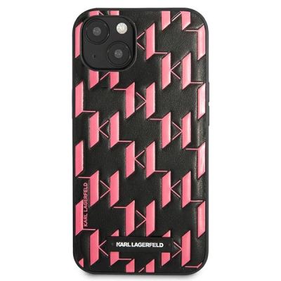 3. Karl Lagerfeld KLHCP13SMNMP1P iPhone 13 mini 5,4 "hardcase pink / pink Monogram Plaque