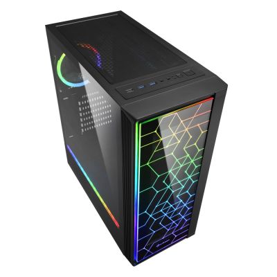 4. Sharkoon RGB LIT 100 Midi Case