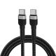 Wozinsky WNBCC1 USB-C / USB-C PD 65W cable 1 m - black