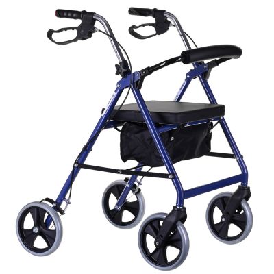 Four-wheeled wheelchair support