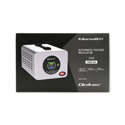 9. QOLTEC AUTOMATIC VOLTAGE STABILIZER AVR 2000VA