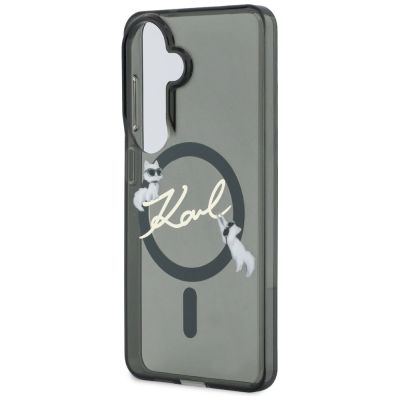 6. Karl Lagerfeld IML KC Script MagSafe Case for Samsung Galaxy S26 - Black