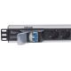 4. Intellinet 711432 PDU 6-Outlet Power Distribution Unit 1.5U Black, Gray