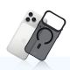 4. 3mk Smoke MagCase for iPhone 17 Pro - Black Semi-Transparent