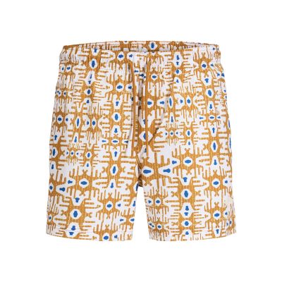 Jack&Jones men's shorts JPSTMAUI SAND MATURE SWIM SHORTS 12291428 BUCKTHAM BROWN