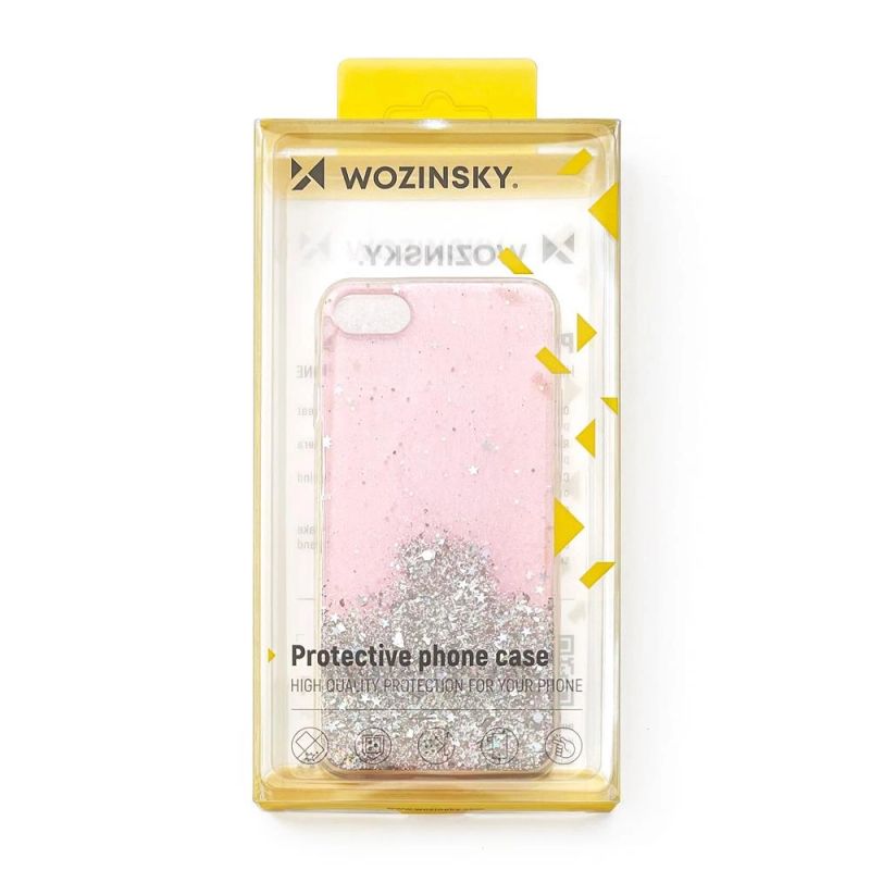 8. Wozinsky Star Glitter Shining Cover for Samsung Galaxy A42 5G transparent