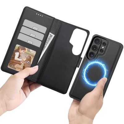 4. Tech-Protect Wallet MagSafe Case for Samsung Galaxy S26 Ultra - Matte Black