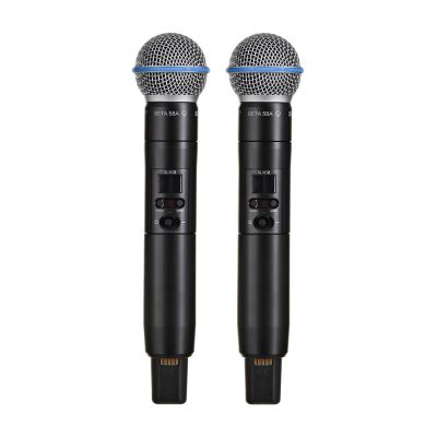 4. Shure SLXD24DE/B58-G59 - Dual Digital Wireless System with Two Handheld Transmitters/Microphones