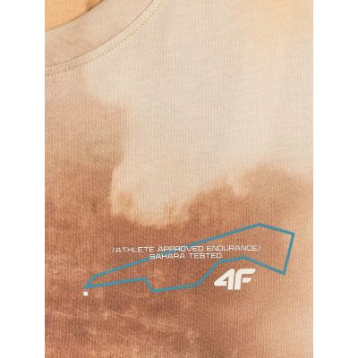 6. Men's regular printed T-shirt 4F 4FRSS26TTSHM4237-83A
