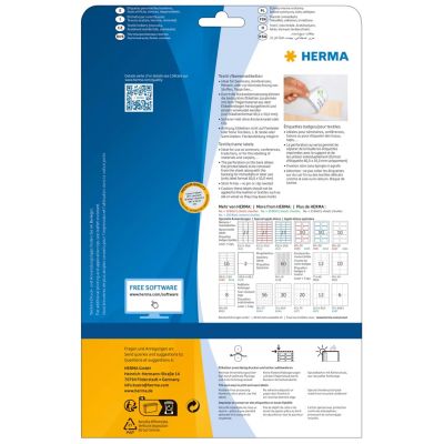 3. HERMA 4511 Self-Adhesive Labels Rounded Rectangle White 540 pcs.