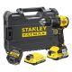 3. Stanley SFMCD716D2T-QW 1900 RPM Drill Central Locking Black, Yellow