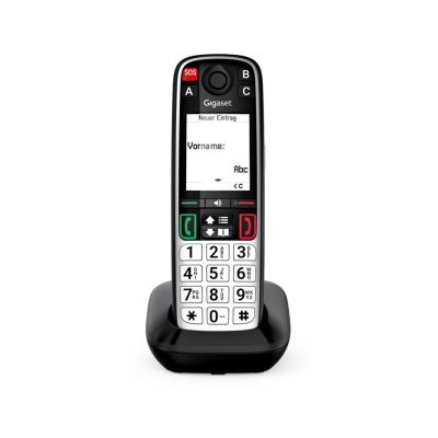 9. Gigaset EASY 500 Analog/DECT Telephone Caller Name and ID Black, Silver