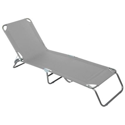 2. FOLDABLE CAMPING BED, GREY