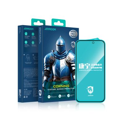 5. Joyroom JR-MKN0313 Corning Eyecare Tempered Glass for iPhone 15 Plus/16 Plus