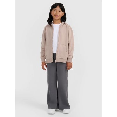 7. Girls' 4F Zip-Up Hoodie 4FJRAW25TSWSF2466-83S