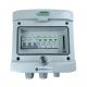 Hermetic IP65 EMITER AC connection switchboard with AC surge arrester Noark type 2, 10A 3-Ph