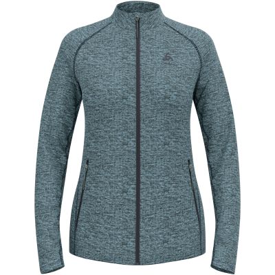 2. ODLO TENCIA Women's Mid Layer Full Zip Jacket, Blue