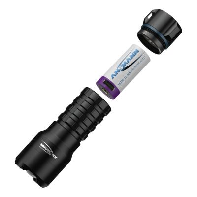 5. Ansmann TS450RF Black LED Handheld Flashlight