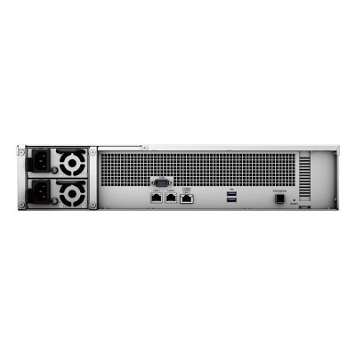5. Synology RackStation RS2423RP+ NAS Rack Server (2U) Ryzen Embedded V1780B 8 GB DDR4 0 TB DiskStation Manager Black, Gray
