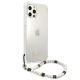 4. Guess GUHCP12MKPSWH iPhone 12/12 Pro 6.1" Transparent Hardcase White Pearl