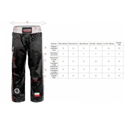 10. Masters SKBP-100W Pants (Wako Apprved) 06805-02M