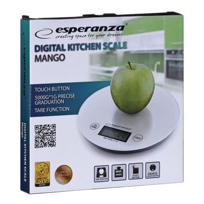 3. Esperanza Mango EKS003W kitchen scale (white)