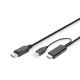 HDMI 4K 30Hz Power Adapter Cable USB A to DisplayPort 2m