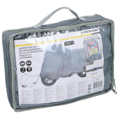 26. MOTORCYCLE COVER 228x124/75x99CM DUNLOP