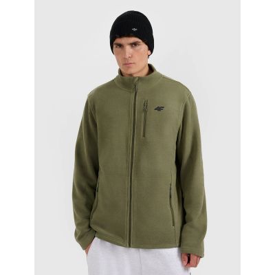Men’s Regular-Fit Fleece Pullover with Stand-Up Collar 4F 4FRMM00TFLEM435-43S
