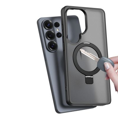 7. Dux Ducis Yind Case for Samsung Galaxy S26 Ultra with Stand, Compatible with MagSafe - Black