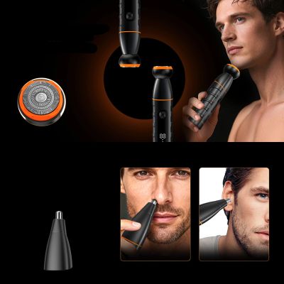 17. MAXGROOM LK-892 multifunctional trimmer with replaceable tips - black