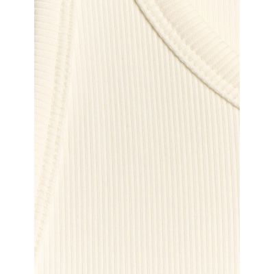 6. Women's slim ribbed knit top 4F 4FRSS26TSLEF338-12S