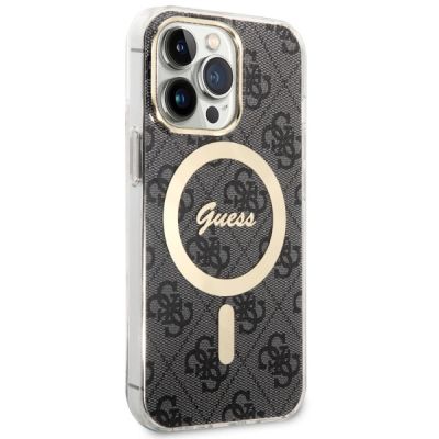 3. Guess GUHMP13LH4STK iPhone 13 Pro / 13 6.1" black/black hardcase 4G MagSafe