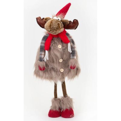 17. CHRISTMAS DECORATIVE PLUSH REINDEER 62-67CM