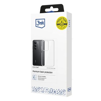 4. 3mk Armor Case for Xiaomi Redmi 15 5G - transparent