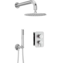 Concealed shower set with mixing box - with shower head